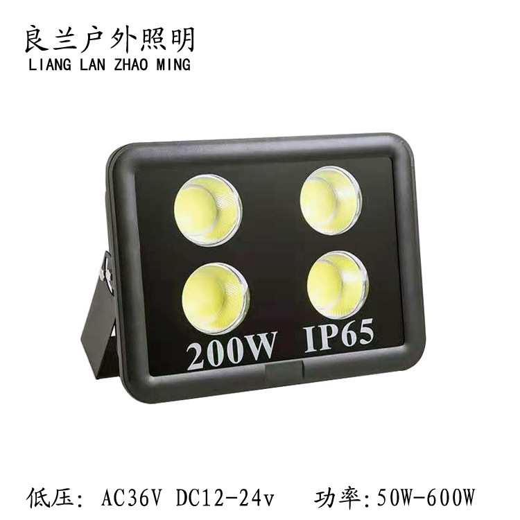 36v投光灯低压12v24v100w150w200w300w500wled船用工地夜摊电瓶灯