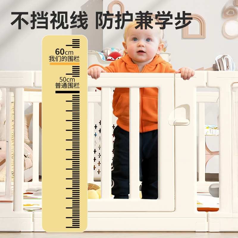 跨境爬爬垫围栏 婴儿家用客厅地围栏 儿童室内游戏栅栏宝宝防护栏