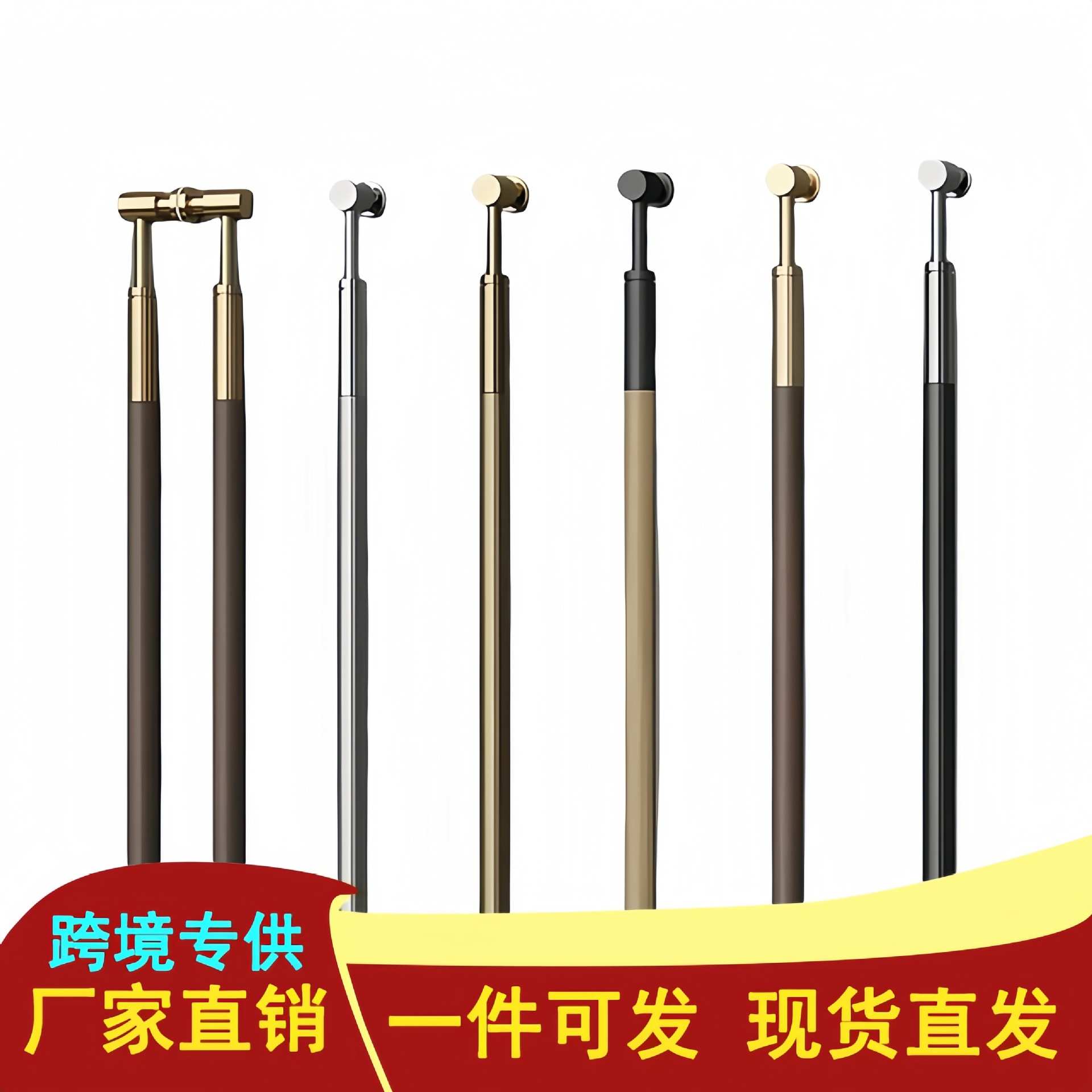 高档实木门把手现代简约有框推拉玻璃门别墅酒店商铺不锈钢长拉手