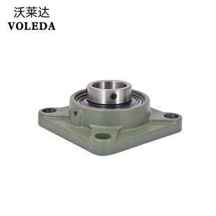 厂家直供沃莱达UCF317运输带用 传动机械用 外球面方形座轴承带座