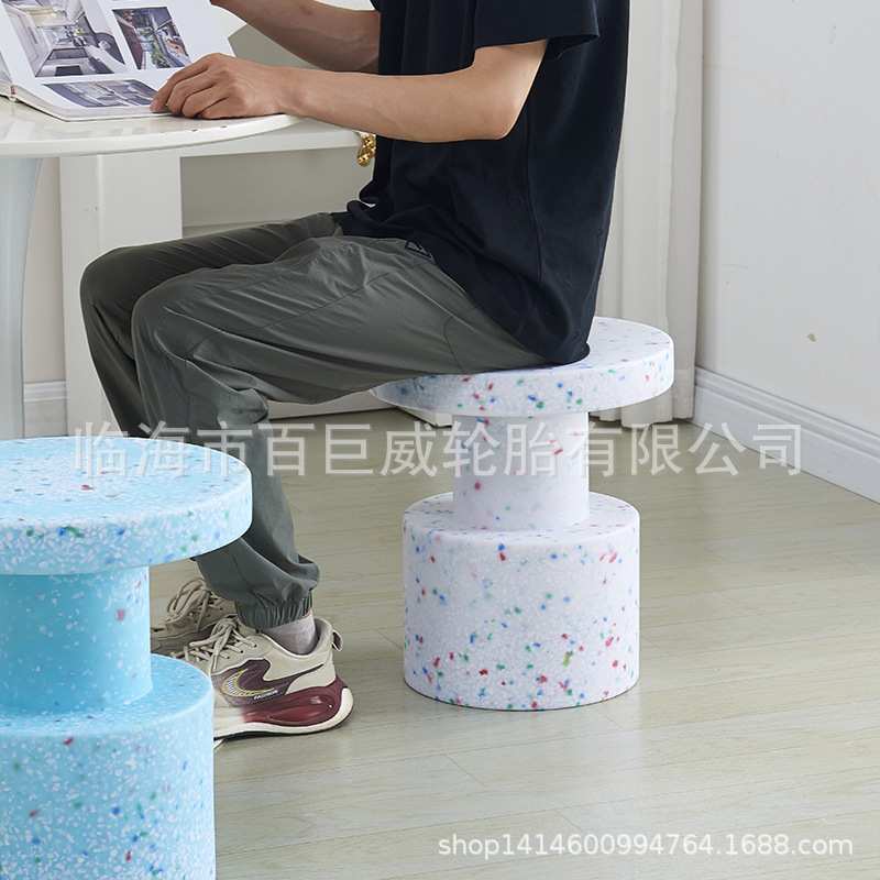 创意角几可爱网红沙发入户换鞋凳设计师迷你小桌子中古矮凳小边几