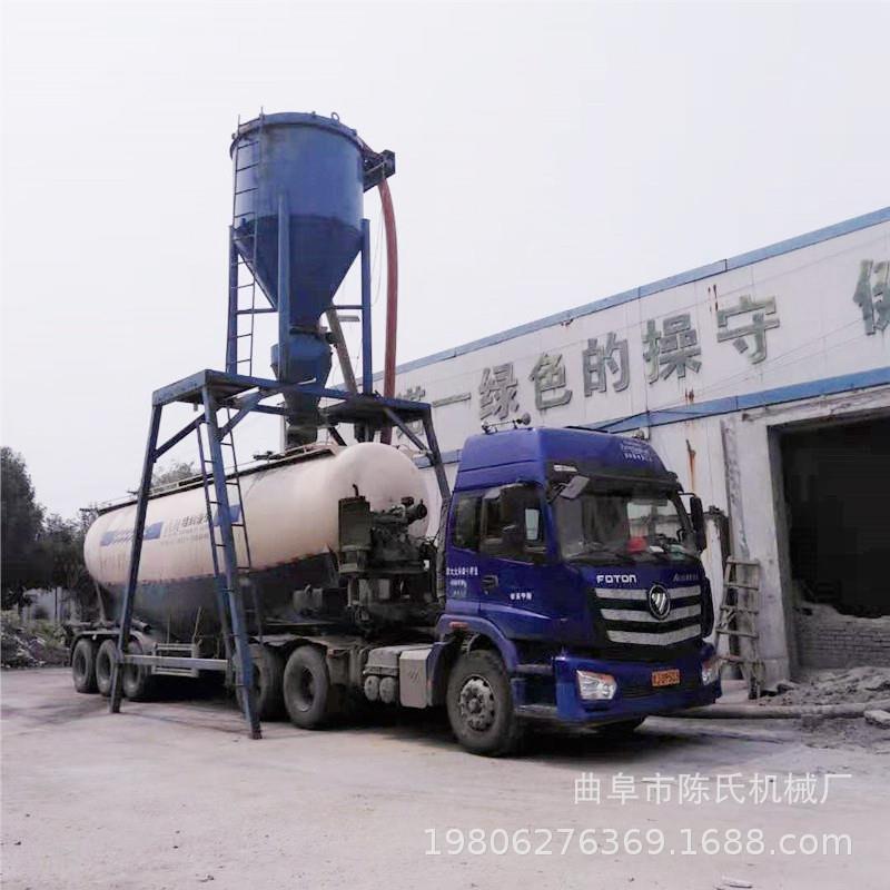 水泥清库吸灰机图片 圆筒仓清灰机 钢板仓粉煤灰自吸式装车机