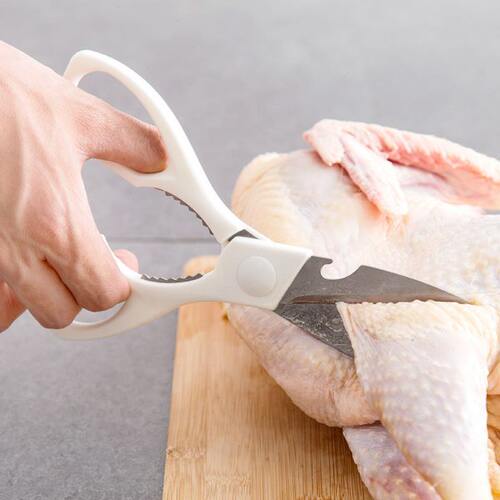 日本ECHO厨房用专用剪刀家用强力食物剪菜多功能高级不锈钢剪纸剪