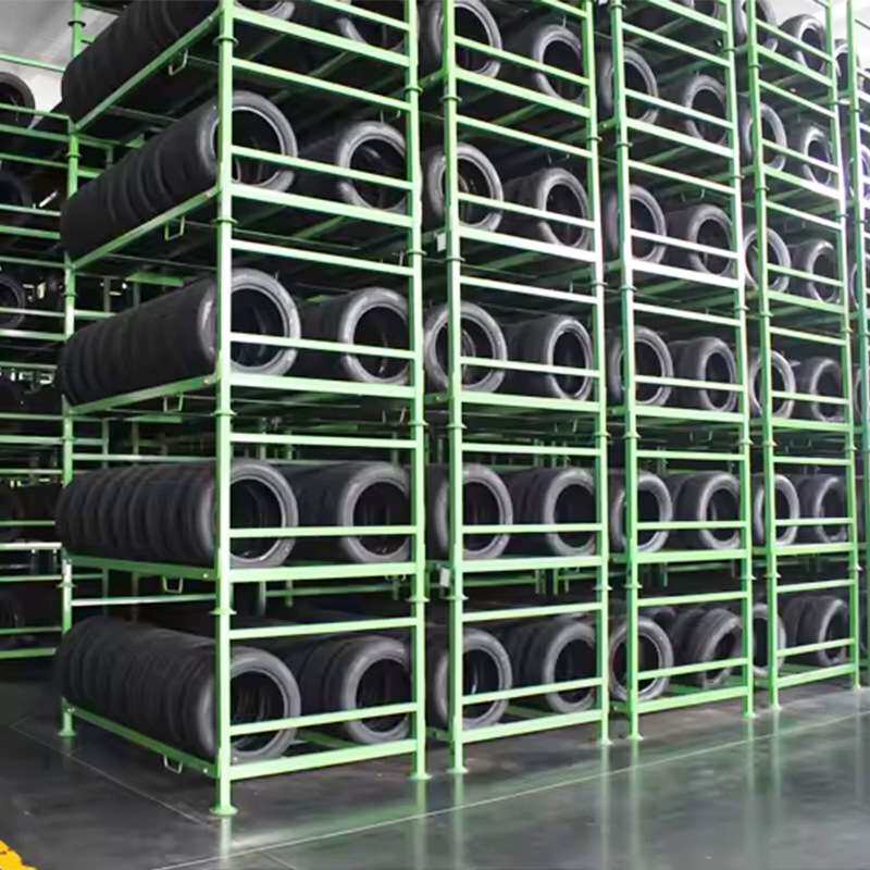 货架轮胎货物置物架厂家折叠堆垛金属现货重型汽车用品仓储物架
