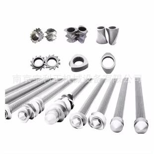 海南厂家销售 6542高速钢 料筒 机筒螺杆合金钢双螺杆造粒机配件