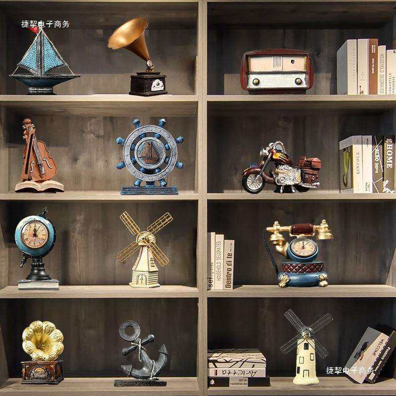 欧式复古摆件留声机创意家居客厅办公室小摆设北欧书柜酒柜装饰品,鲜花速递/花卉仿真/绿植园艺,割草机/草坪机,淘宝优惠券,粉丝福利购,淘宝优惠卷