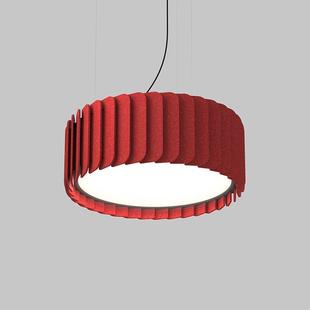 创意设计办公室餐厅吸音毛毡大吊灯Mill个性 工程设计师吊灯