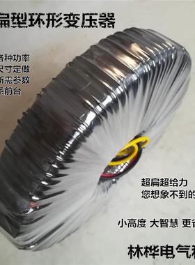 扁环形变压器220V380V变36v60v70v80V200W-2000W低高度矮型环牛
