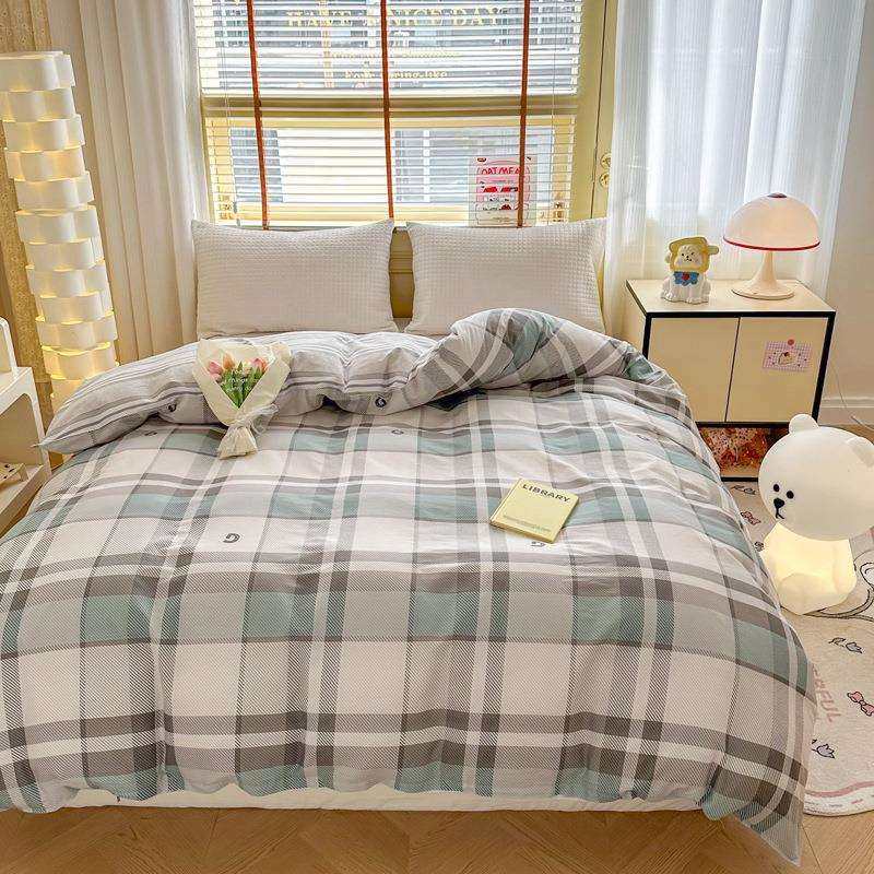 纯棉被套单件100全棉床单春夏薄款被罩单人150x200x230被子套被单,床上用品,学生床品套件,淘宝优惠券,粉丝福利购,淘宝优惠卷