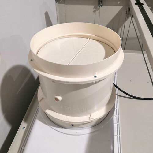 实验室通风柜通风橱ZL-250离心PP防腐蚀轴流风机管道式220V