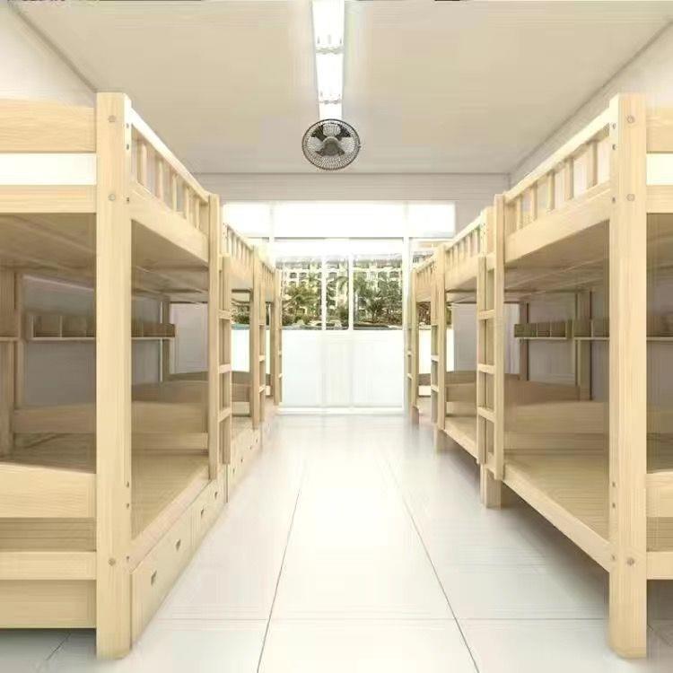 上下铺床二层上下铺木床儿童实木床高低床子母床双层床厂家直销