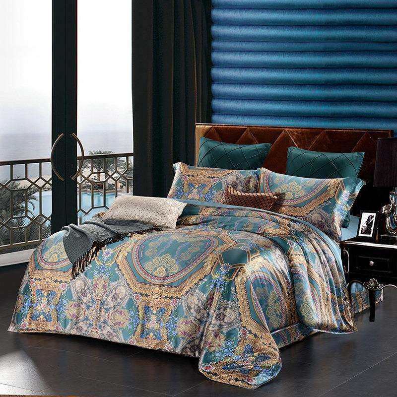 枕水人家夏季新款16姆米四件套纯桑蚕丝喷绘宽幅真丝床上套件,鲜花速递/花卉仿真/绿植园艺,割草机/草坪机,淘宝优惠券,粉丝福利购,淘宝优惠卷