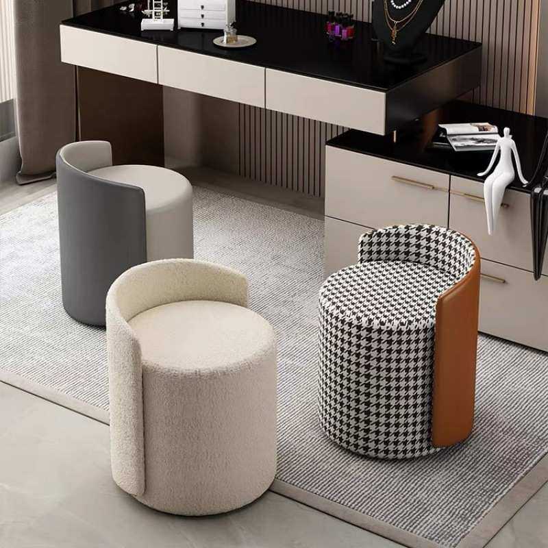 北欧化妆凳家用梳妆台凳子网红拍照现代客厅轻奢椅简约美甲矮圆凳,模玩/动漫/周边/娃圈三坑/桌游,模型制作工具/辅料耗材,淘宝优惠券,粉丝福利购,淘宝优惠卷