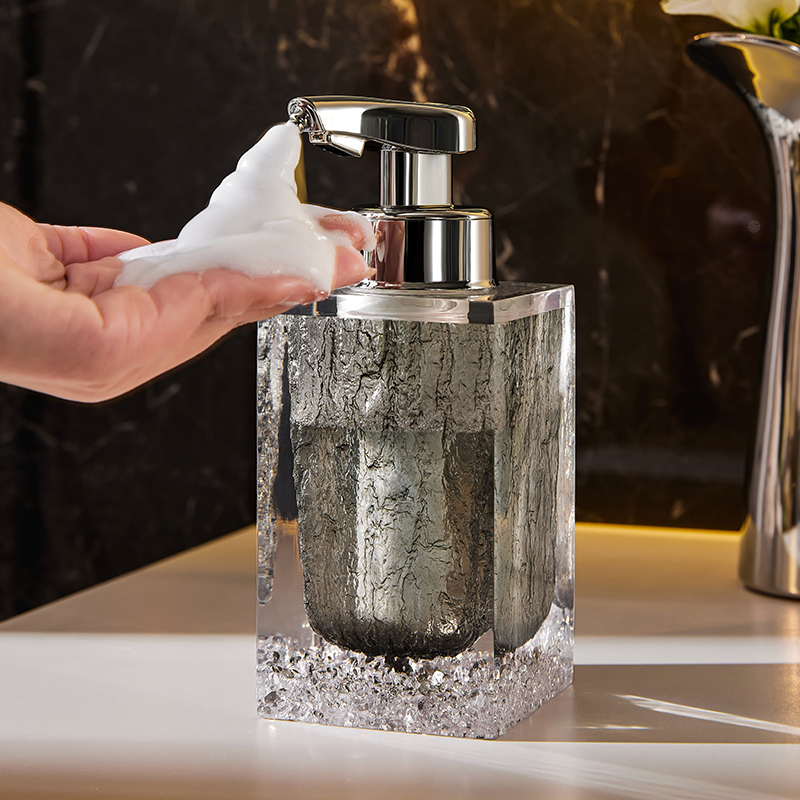 电动洗手液瓶子轻奢酒店卫生间高颜值洗发水起泡器洗面奶打泡器