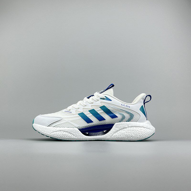 稀缺外贸爆米花软底减震男女休闲运动鞋透气网面踩屎感新款跑步鞋