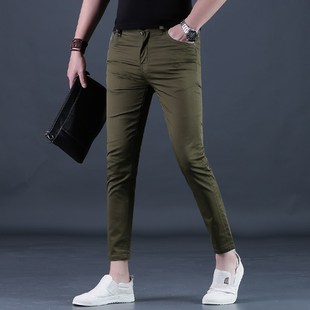 九分裤 男士 休闲裤 裤 小脚25上新9分男装 夏款 潮流百搭修身 薄 子男裤