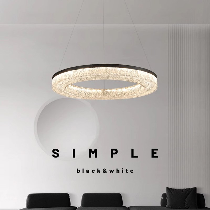 意式极简客厅吊灯高端全铜北欧轻奢大气主卧室大厅简约设计别墅灯