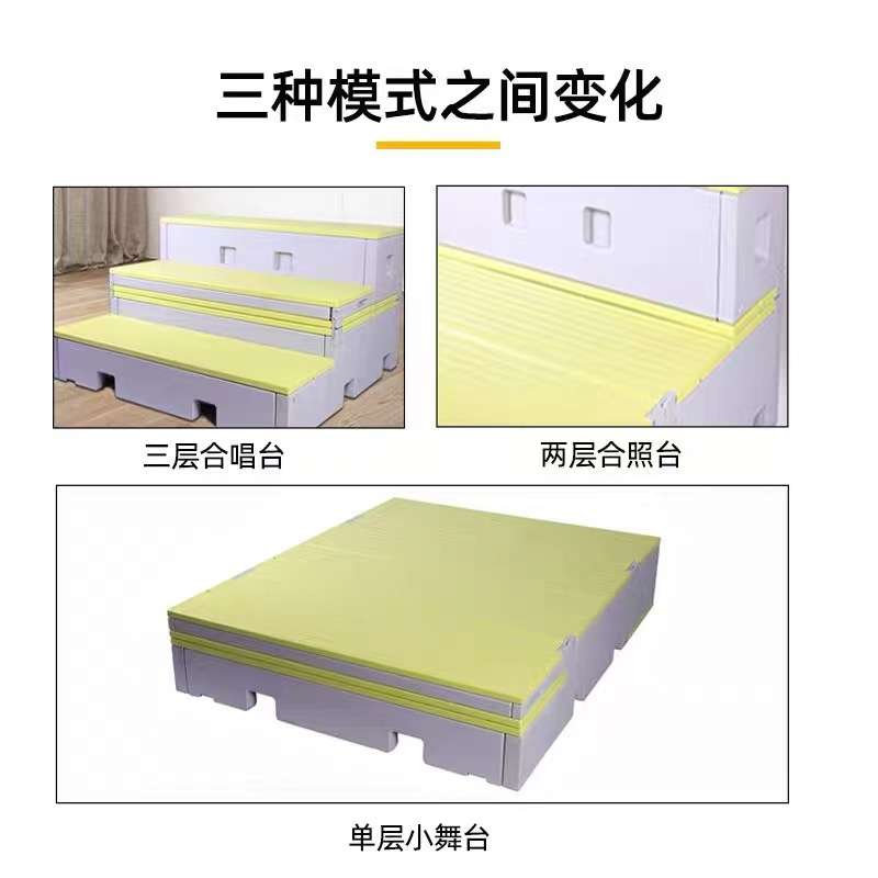 厂家 多功能音乐凳子教室合唱搭建台加厚龙骨六面体凳音乐凳