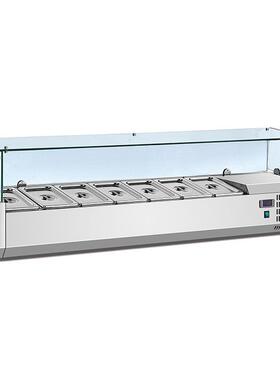 桌上型冷藏沙拉台 沙拉操作台 保鲜沙律台Salad bar