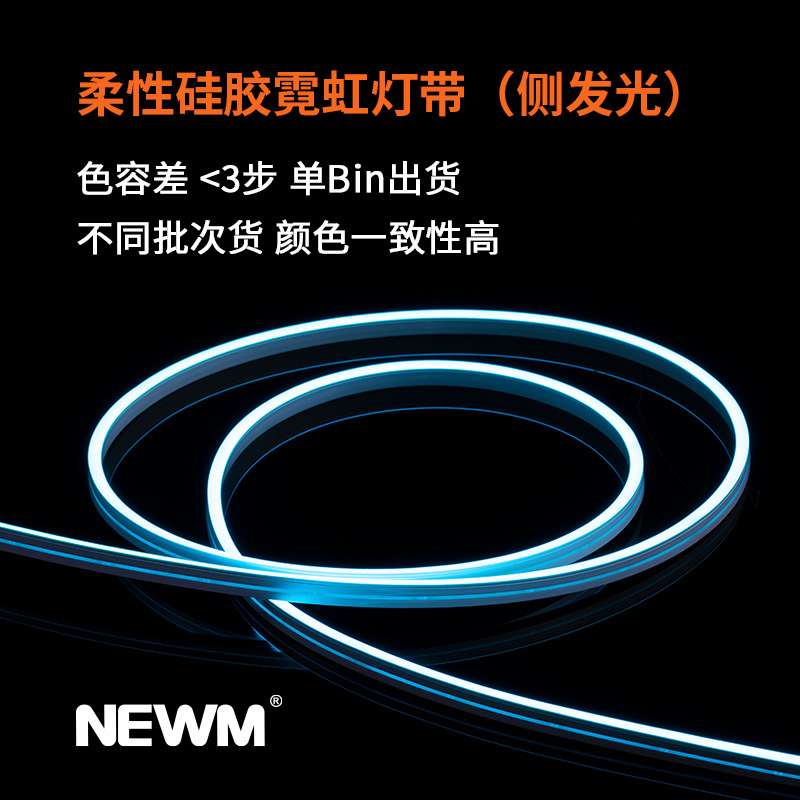LED灯带0612侧发光霓虹灯条2835灯珠280灯低压户外发光软管灯