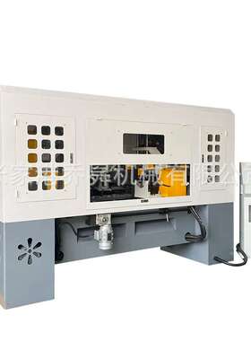 DJ-60CNC双头伺服拖料倒角机金属管材棒料全自动坡口无毛刺型材