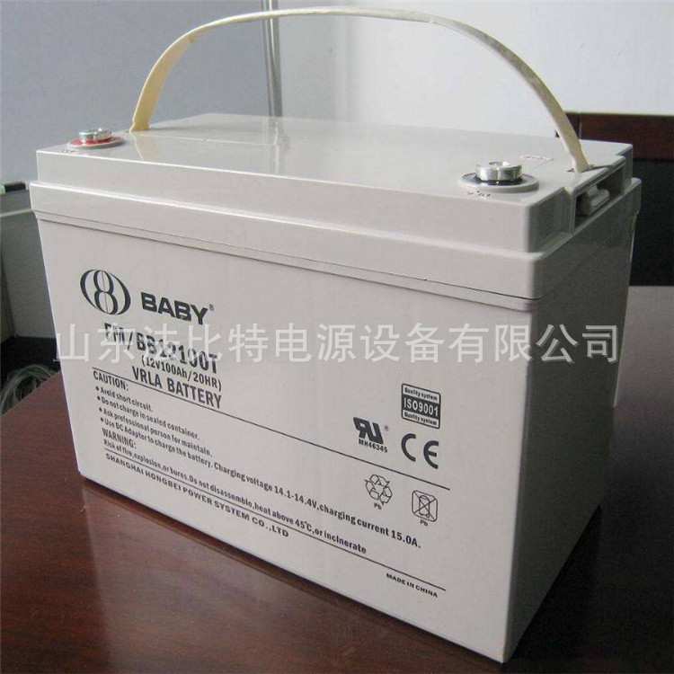 上海鸿贝铅酸蓄电池FM/BB12100T直流屏12V100Ah UPS不间断电源图片