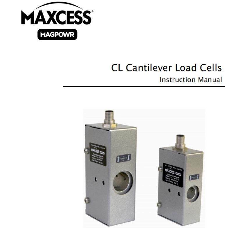 MAXCESS CL2-15-EC12,CL2-50-EC12,CL2-150-EC12,CL2-500-EC12