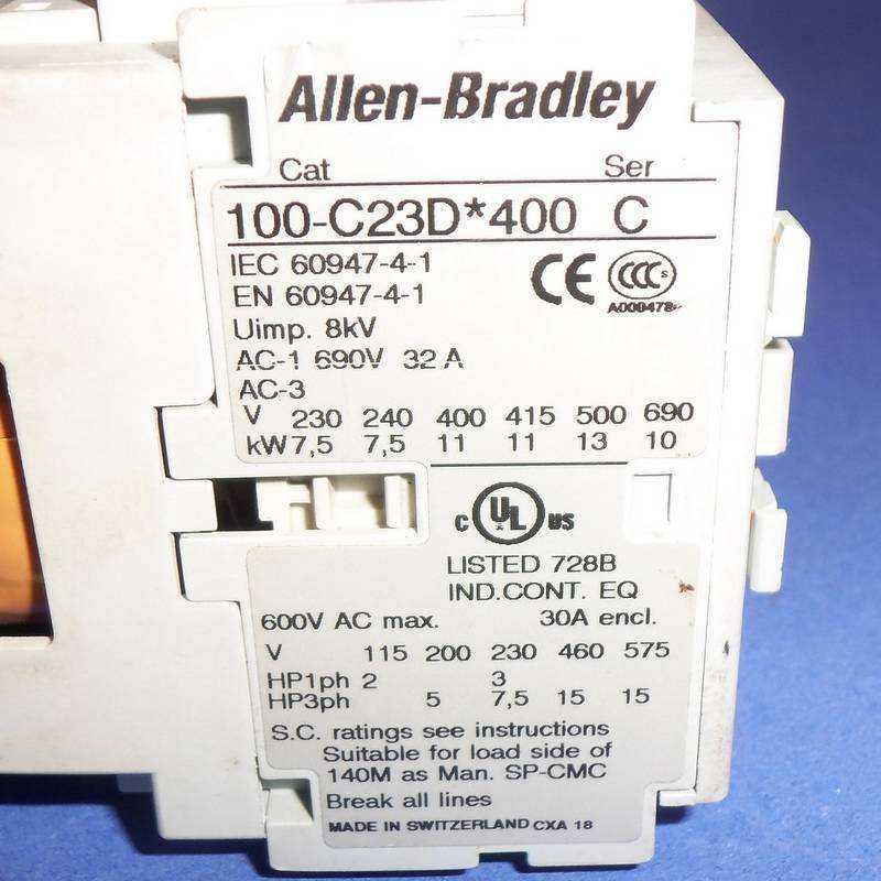 AB接触器100-c23D*400 C /DC24V