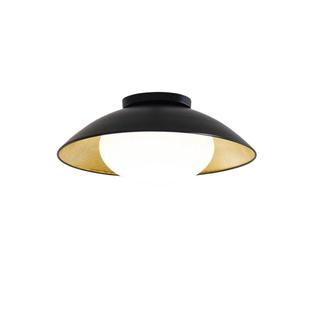 法式 中古黑金箔汤圆吸顶灯北欧侘寂风入户卧室书房vintage吸顶灯