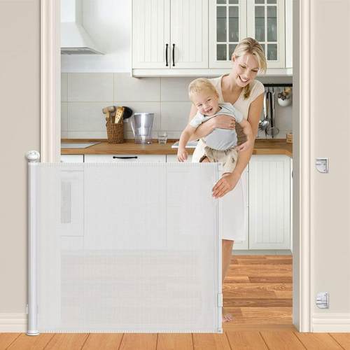 儿童安全门护栏可伸缩婴儿门栏隔离防护栏楼梯防护栏家用宠物围栏