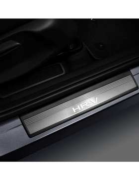 无损安装适用于22-23HR-V HRV改装带灯门槛条迎宾踏板scuff plate