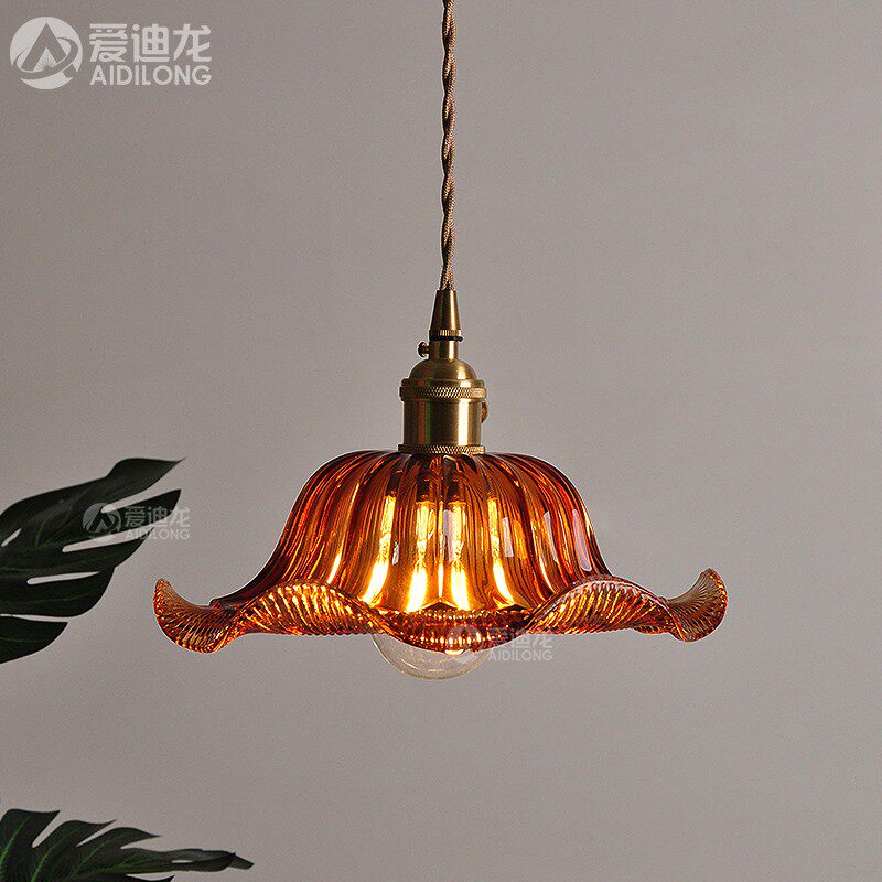 复古北欧黄铜玻璃小吊灯民宿吧台餐厅卧室床头灯创意个性简约灯具,家装灯饰光源,餐厅吊灯,淘宝优惠券,粉丝福利购,淘宝优惠卷