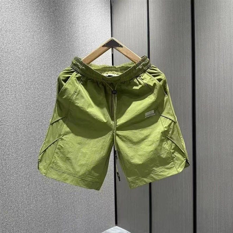 夏季新款男士短裤潮流运动宽松打孔透气休闲百搭五分裤速干沙滩裤,男装,短裤,淘宝优惠券,粉丝福利购,淘宝优惠卷