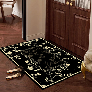 高级感入户门地垫大门口除尘蹭脚垫pvc可裁剪玄关门垫免打理地毯