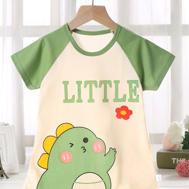 女童睡裙纯棉夏季新款女孩短袖空调服韩版薄款家居服儿童睡衣睡裙,童装/婴儿装/亲子装,家居裙/睡裙,淘宝优惠券,粉丝福利购,淘宝优惠卷