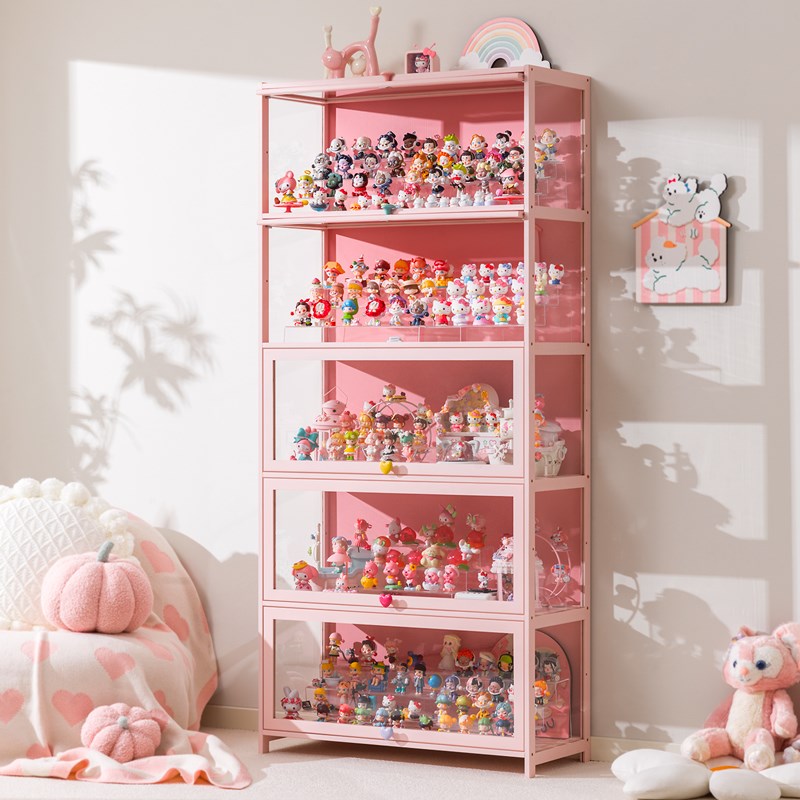 手办柜家用展示柜亚克力展示架模型陈列柜摆件积木置物架透明防尘