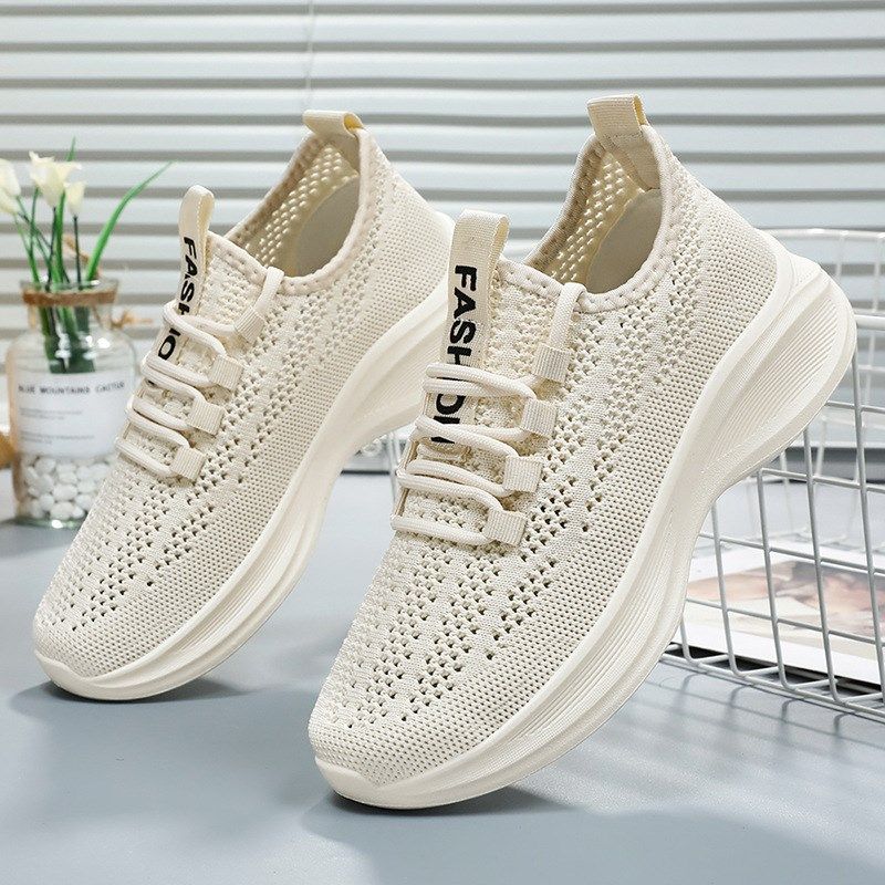 女鞋夏季新款网面透气运动休闲工作鞋镂空百搭小白鞋妈妈跳舞鞋子,女鞋,网面鞋,淘宝优惠券,粉丝福利购,淘宝优惠卷