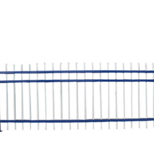 厂销销热镀锌钢围栏烤漆围墙铁艺栏杆不锈钢户外金属铁丝栅栏氟品