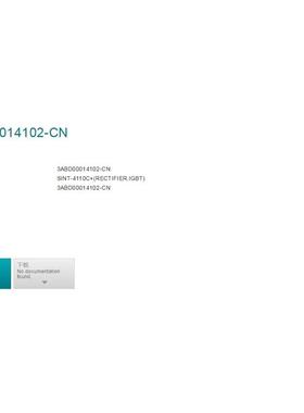 SINT-4110C+(RECTIFIER,IGBT) ABB功率板整流桥 3ABD00014102-CN