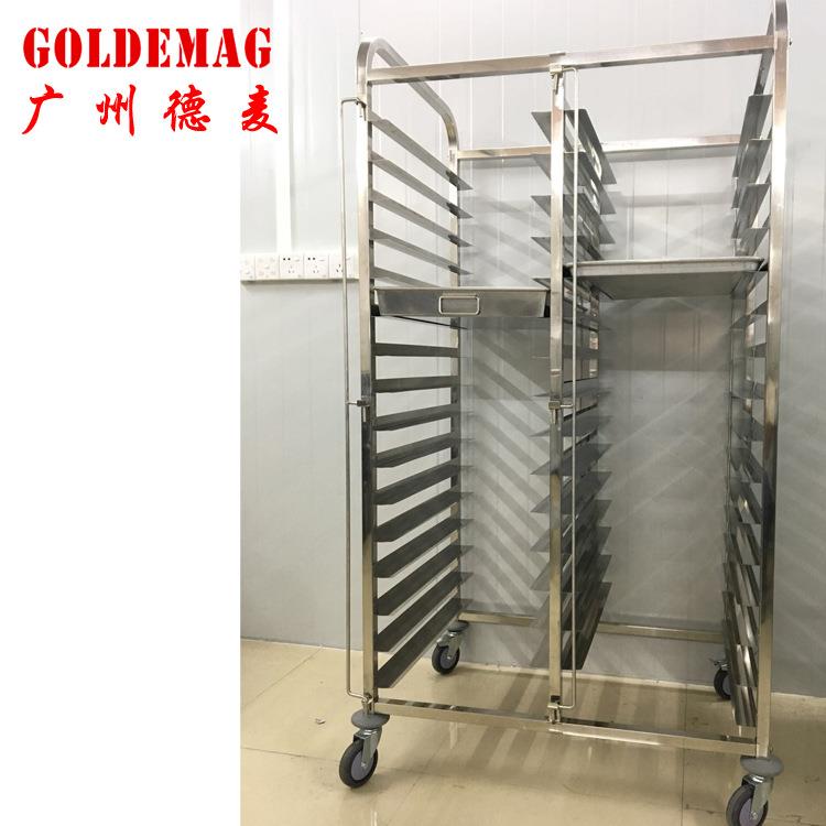 15层双排30盘饼盘架 L型片16层32盘双列台车架 烤盘架