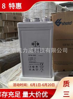 蓄电池GFM-300双登 免维护铅酸型2V300AH