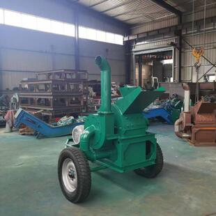 多功能木皮木片粉碎机碎木头粉碎机20公分圆木粉碎机可出口