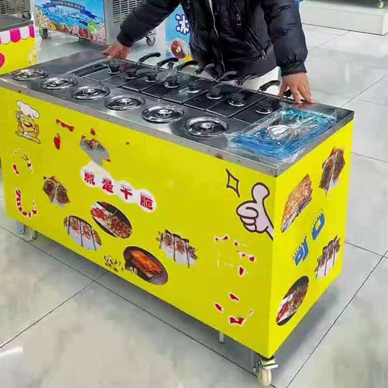 锅巴饭模具湘西土匪锅巴机烤盘现烤锅巴机的模具盒子摆摊