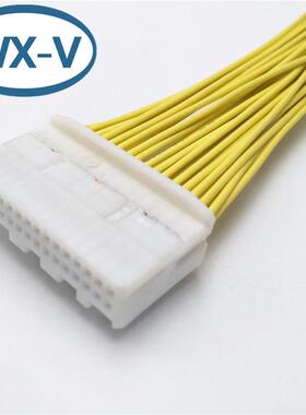 2321525-1/1318747-1 线束AMP 174047-2 20孔公头 汽车升窗器接头