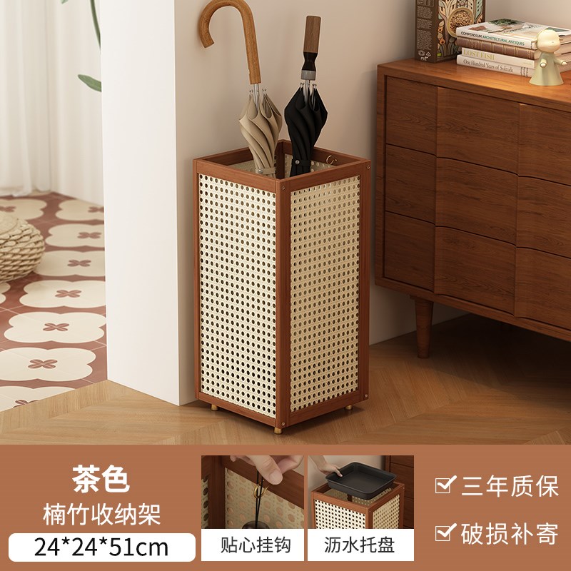 雨伞收纳架家用门口长柄伞架置物C架进门落地式可沥水方形放置架