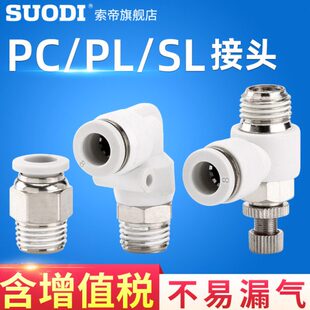 气管SL3螺纹 1210-PC/  m58快 插/2直PL6白色快速接头/ 4 SP/A通1