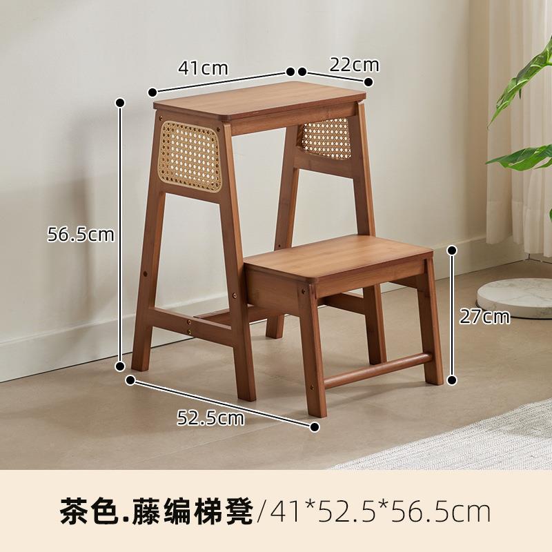 可折叠梯凳楠竹家用登高凳子板凳多功能踏板台阶儿童垫脚凳换新品