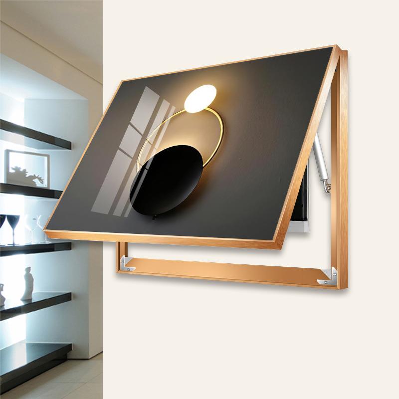 电表箱装饰画现代简约北欧轻奢配电箱遮挡电闸盒创意电源开关挂画