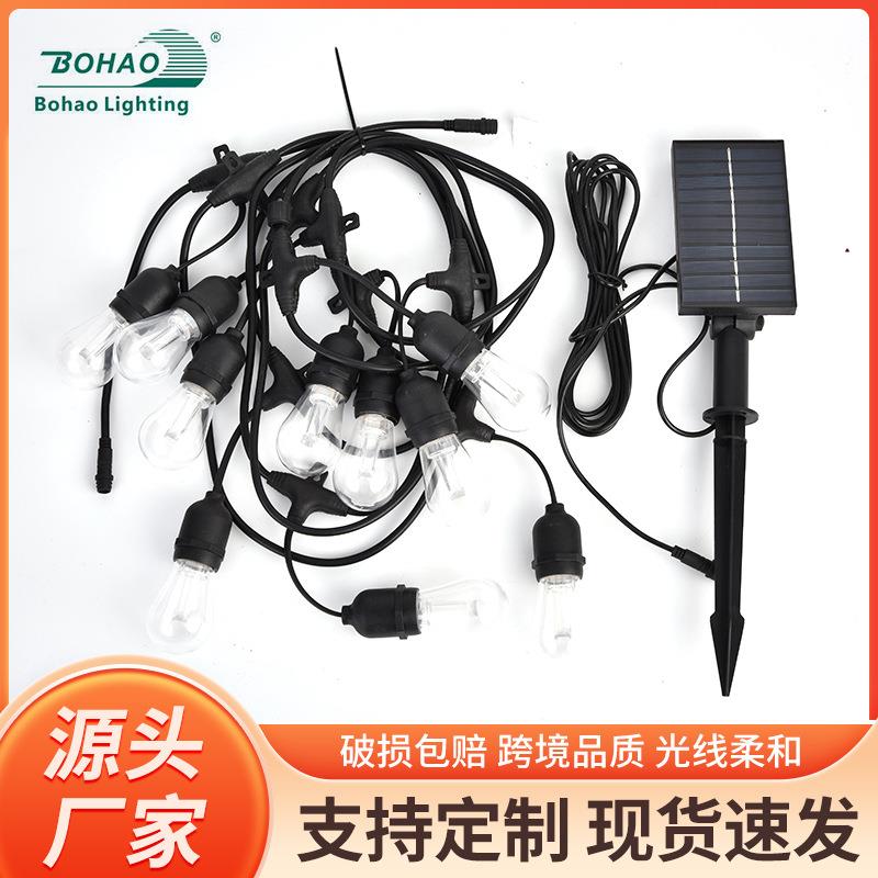 太阳能吊灯连接线室外led灯串线装饰灯户外灯串线led吊灯装饰灯