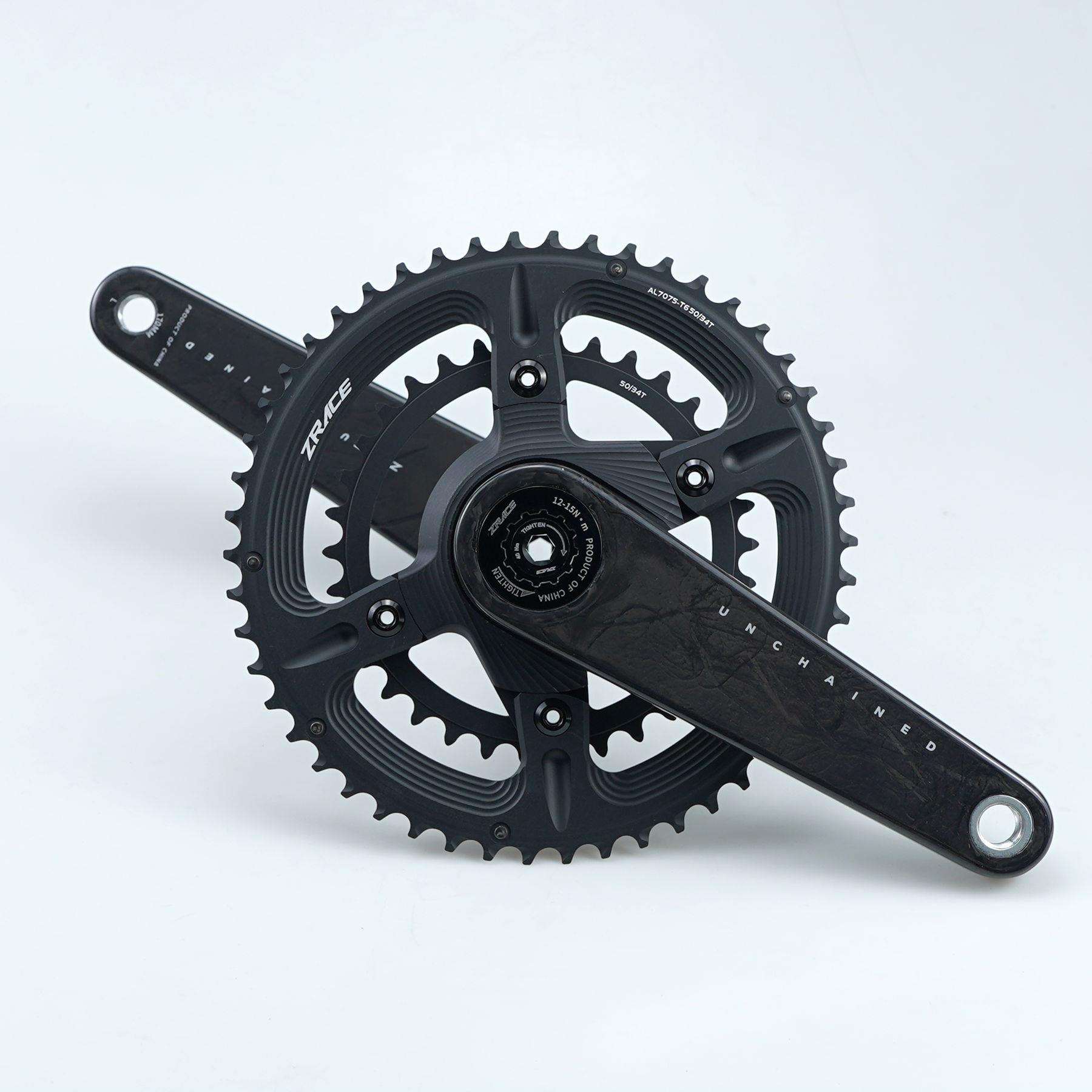 ZRACE UNCHAINED 碳纤维曲柄组 碳纤维牙盘 公路车碳纤维曲柄 DUB